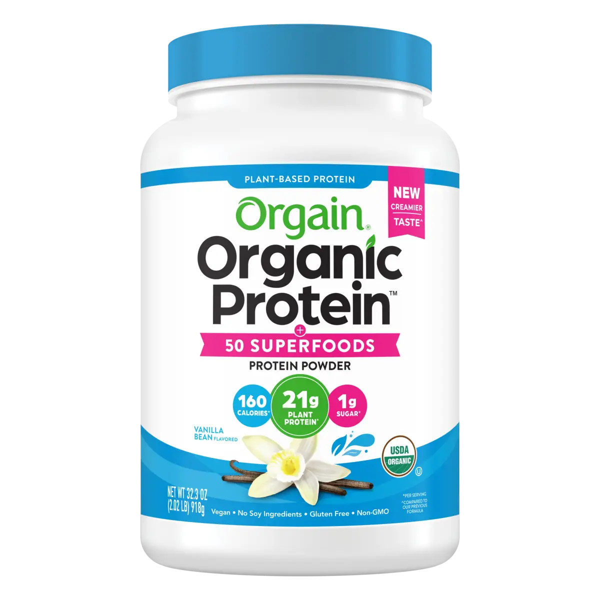 Organic Protein? & Superfoods Plant Based Protein Powder - Vanilla bean
