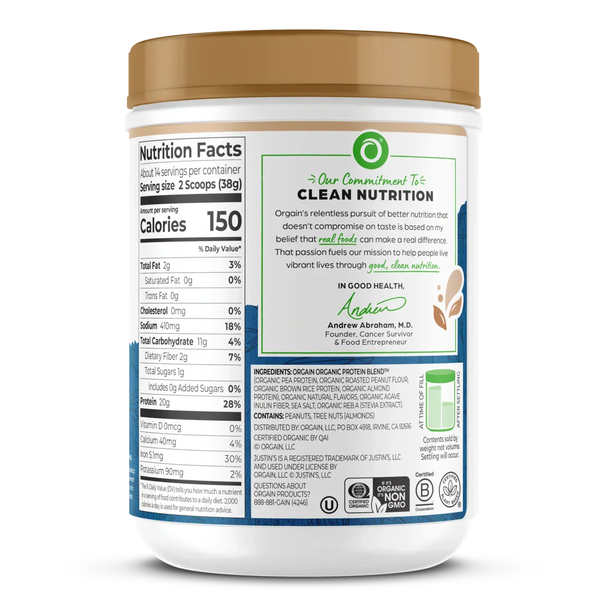 Nut Butter Protein Powder - Vanilla Almond Butter