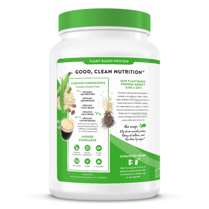 Organic Protein? Plant Based Protein Powder - Iced Coffee