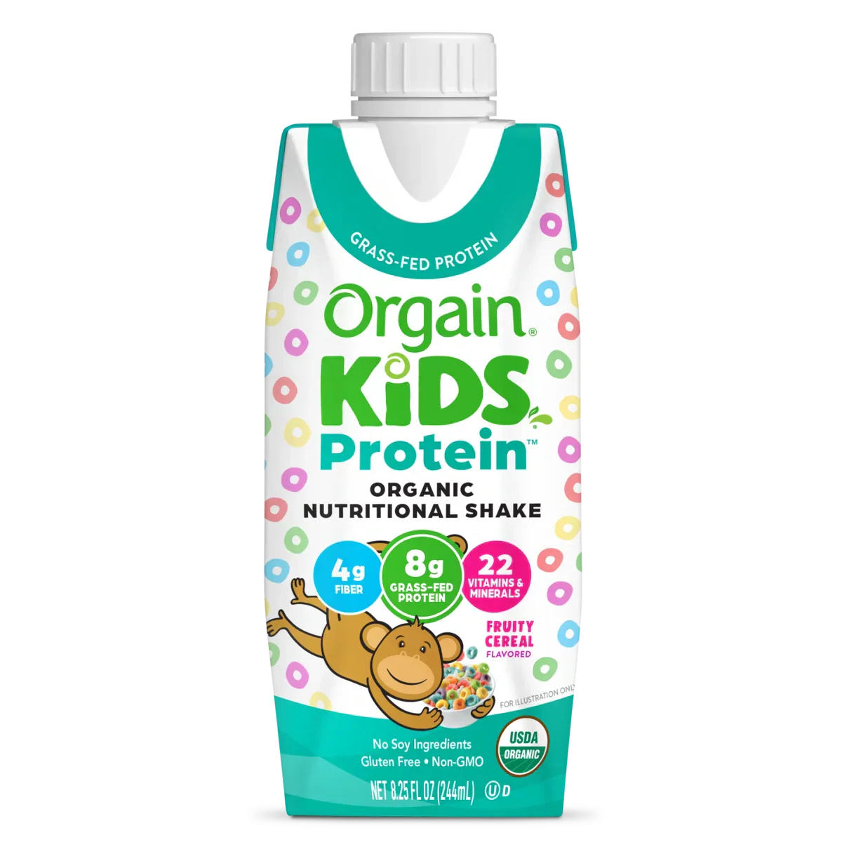Kids Protein Organic Nutrition Shake - Fruity Cereal